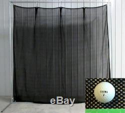 Golf Baffle Net Baseball Fielders Screen or Backstop 10' x10' Optional Frame Kit