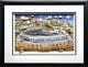 In Ny. Yankees Are What Dreams Are Made Of! Charles Fazzino Framed 3d Baseball