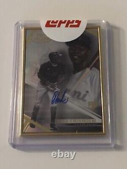 Jazz Chisholm Rookie Autograph 2021 Topps Gold Label Framed Miami Marlins Fa-jc