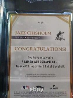 Jazz chisholm Gold Framed Auto Graded SGC 9 / 10 Offers