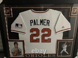 Jim Palmer Framed Signed Orioles Jersey HOF Inscribed