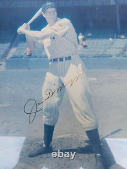 Joe dimaggio auto picture frame