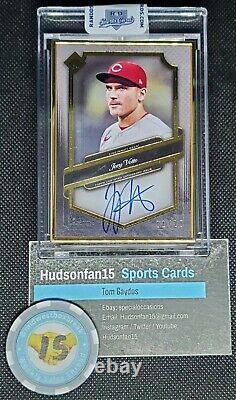 Joey Votto 2021 Topps Transcendent Collection #TCA-JV Gold Framed Auto 11/20