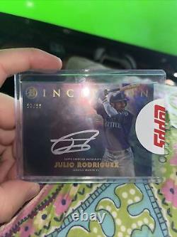 Julio Rodriguez /99 SILVER SIGNINGS AUTO Rookie 2021 Bowman Inception #ISS-JR