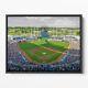Kansas City Royals Kauffman Stadium Baseball Wall Art Framed Canvas