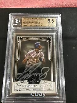 Ken Griffey Jr 2016 Topps Museum Framed Silver Ink Auto 6/10 BGS 9.5, 10 Auto