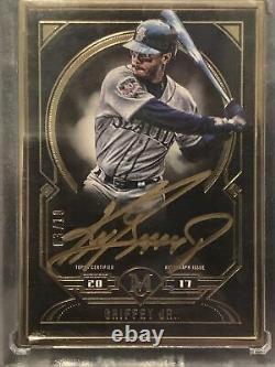 Ken Griffey Jr 2017 Topps Museum Collection Framed Gold Auto #3/10