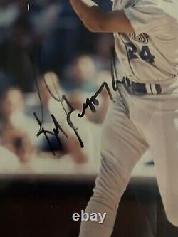 Ken Griffey Jr Signed Framed Seattle Mariners 8x10 Photo Autograph Auto Baseball