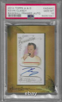 Kevin Clancy 2014 Topps Allen & Ginter Framed On-card Auto Sp Psa 10 Pop 2