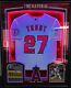 La Angels #27 Mike Trout Signed Autographed Framed Baseball Jersey Mlb Holo