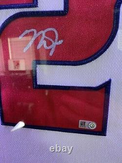 LA Angels #27 MIKE TROUT Signed Autographed FRAMED Baseball Jersey MLB HOLO