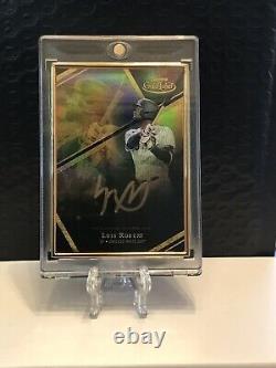 LUIS ROBERT AUTO 2021 TOPPS GOLD LABEL AURIC FRAMED AUTO SSP #/25 or Less