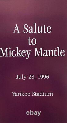 LeRoy Neiman A Salute to Mickey Mantle CUSTOM FRAMED Litho Yankees Baseball