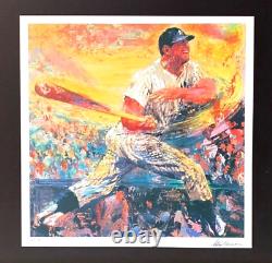 LeRoy Neiman Mickey Mantle Signed Pop Art Mounted and Framed in a New 11x14