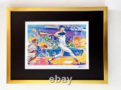 LeRoy Neiman TED WILLIAMS Signed Pop Art Mounted and Framed in a New 11x14