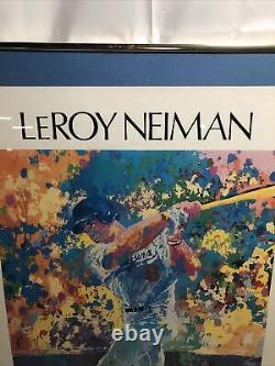 Leroy Neiman Hammer Graphics Steve Garvey Framed Lithograph baseball Art Decor