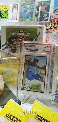 MLB Baseball Trading Card Collection Factory Box Babe Ruth McGwire Griffey PSA
