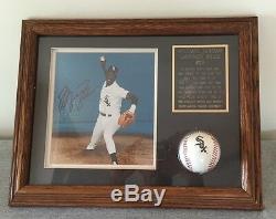Michael Jordan Autograph Framed White Sox Photo/Baseball -Guaranteed Authentic