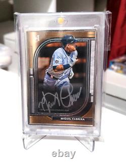 Miguel Cabrera 2021 Topps Museum Collection Framed Silver Ink Auto #d /15 TIGERS