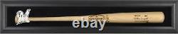 Milwaukee Brewers Logo Black Framed Single Bat Display Case Fanatics