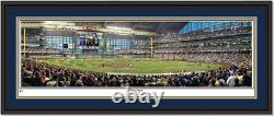 Milwaukee Brewers Miller Park First Pitch Framed Panoramic Print
