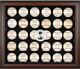 Minnesota Twins Logo Brown Framed 30-ball Display Case