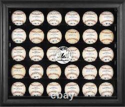 New York Mets Logo Black Framed 30-Ball Display Case Fanatics