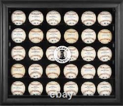 Oakland Athletics Logo Black Framed 30-Ball Display Case Fanatics