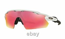 Oakley Radar EV Pitch Sunglasses Polished White Frame Prizm Baseball Lens
