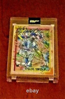 PROJECT 2020 #193 FRANK THOMAS by JK5 GOLD FRAME 1/1