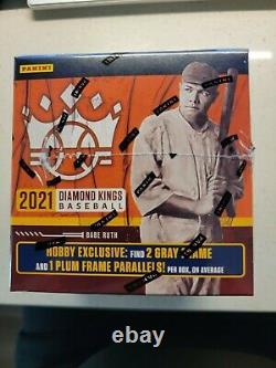 Panini 2021 Diamond Kings Baseball Trading Cards Hobby Box First Off The Line