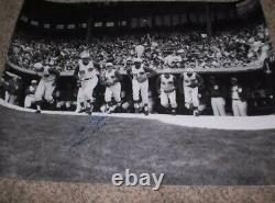 Pete Rose Signed 1st Game 4-8-63 30x40 Photo In Movie Poster Frame PSA/DNA COA