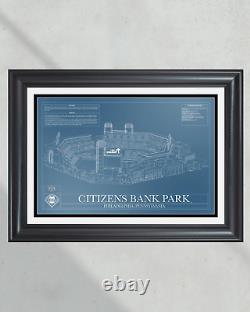 Philadelphia Phillies Citizens Bank Park Stadium Ballpark Blueprint