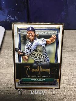 Randy Johnson GOLD /10 AUTO 2020 Topps Museum Collection Framed MFA-RJO Mariners