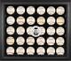 Rangers Logo Black Framed 30-ball Display Case Fanatics