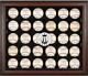 Rangers Logo Brown Framed 30-ball Display Case Fanatics