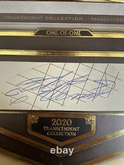 Roberto Clemente 2020 Topps Transcendent Framed Cut Signature Auto 1/1 Pirates