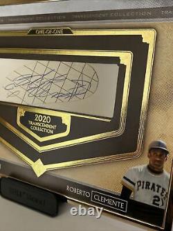 Roberto Clemente 2020 Topps Transcendent Framed Cut Signature Auto 1/1 Pirates