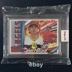SHOHEI OHTANI Silver-framed Artist Proof #/51 by King Saladeen Topps Project70