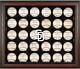 San Diego Padres Logo Brown Framed 30-ball Display Case Fanatics