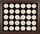 San Francisco Giants Logo Brown Framed 30-ball Display Case