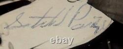 Satchel Paige Signed Autographed Framed Baseball Photo Postcard JSA Auction LOA
