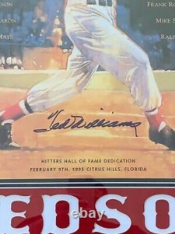 Ted Williams autographed signed 16x20 framed MLB Boston Red Sox PSA COA