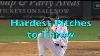 The Hardest Pitches To Throw In Baseball