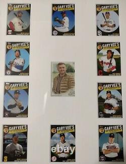 Topps Allen Ginter Gary Vaynerchuk Gary Vee Complete Baseball Set Framed Office