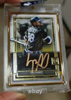 Topps Museum Luis Robert Rookie Gold Frame On Card Gold Auto 07/10 Rc Ssprare