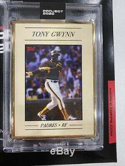 Topps Project 2020 GOLD FRAME 1/1 #16 1983 Tony Gwynn by Oldmanalan SP Padres