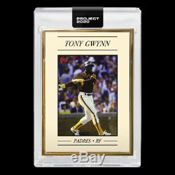 Topps Project 2020 GOLD FRAME 1/1 #16 1983 Tony Gwynn by Oldmanalan SP Padres