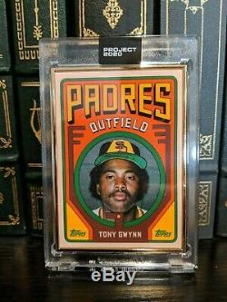 Topps Project 2020 GOLD FRAME 1/1 #24 Tony Gwynn by Grotesk RC San Diego Padres