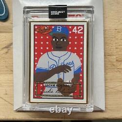 Topps Project 2020 Gold Frame 1/1 1952 Jackie Robinson by Keith Shore #281